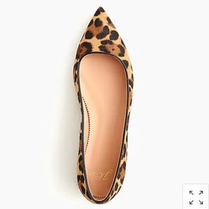 J.Crew Calf hair flat